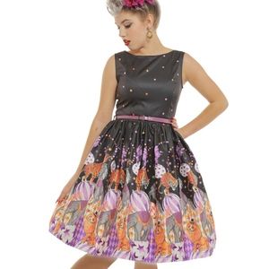 Pinup Dress Lions Elephants Playful Retro Swing!